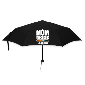 Funny Mom Mode Chargement Citation Meilleure Maman Jamais - Parapluie standard - noir - Devant