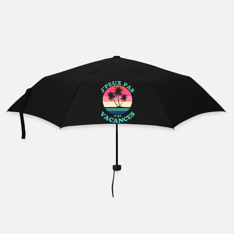 Vacances d'été - Parapluie standard - noir