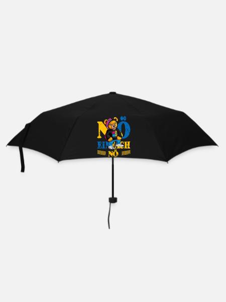 Grummelige Bär - Regenschirm (klein) - Schwarz