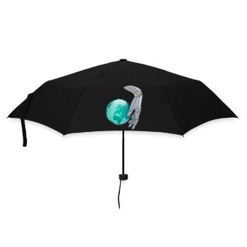 Space: Alien reaches for world domination - Umbrella (small) - black - Front