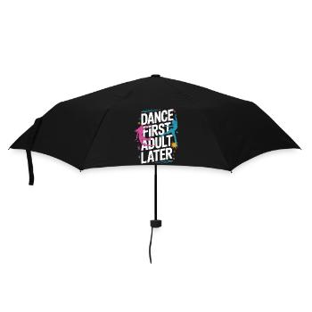 Tanzen Tänzer Tanzen - Regenschirm (klein) - Schwarz - Vorne
