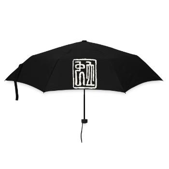 Schlange - Tierkreiszeichen CHINESISCH - Regenschirm (klein) - Schwarz - Vorne