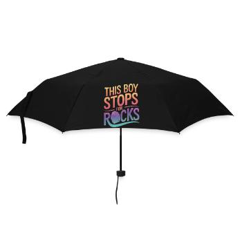 Expert en géologie Géologue des roches - Parapluie standard - noir - Devant