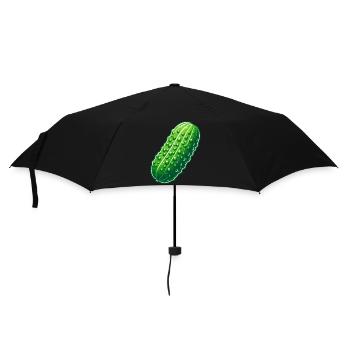 Gros Cornichon - Parapluie standard - noir - Devant
