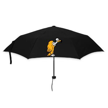 Vulture Scavenger Bird Funny Vultures Vulture Vulture Fun - Umbrella (small) - black - Front