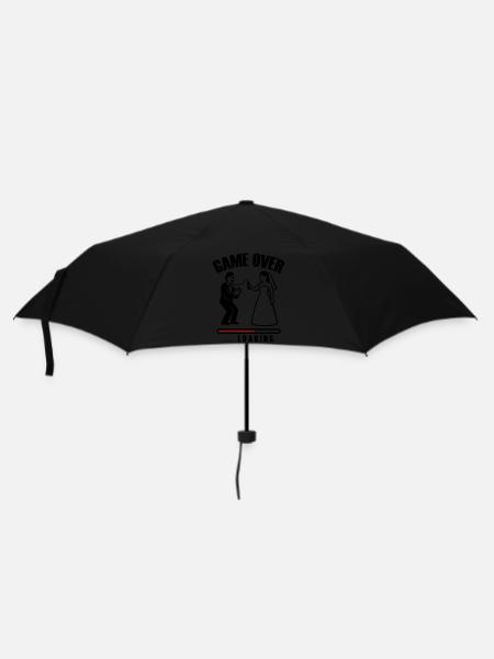 Game Over Chargement Mariage - Parapluie standard - noir