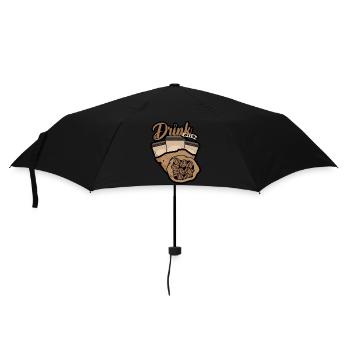 A Coffee Break - Umbrella (small) - black - Front