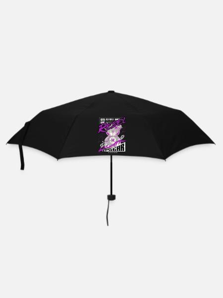Rebel Bear Streetwear Chemise Graffiti Teddy Bär - Parapluie standard - noir