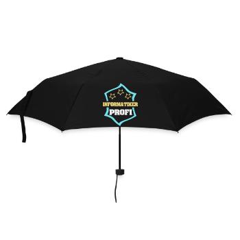 Beruf Informatiker - Regenschirm (klein) - Schwarz - Vorne