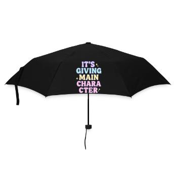 Main Character Vibes - Umbrella (small) - black - Front