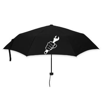 Fists and Screwdriver Force - Umbrella (small) - black - Front