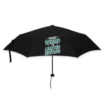 I'M NOT WEIRD I'M LIMITED EDITION - Umbrella (small) - black - Front