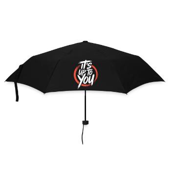 C’est à toi de décider de la conception de la motivation - Parapluie standard - noir - Devant