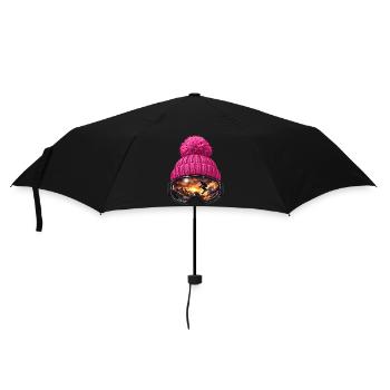 Apres Ski Lustige Sprüche Niedlich Party Geschenk - Regenschirm (klein) - Schwarz - Vorne