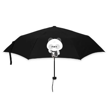 Panda Barista Coffee Brew - Umbrella (small) - black - Front