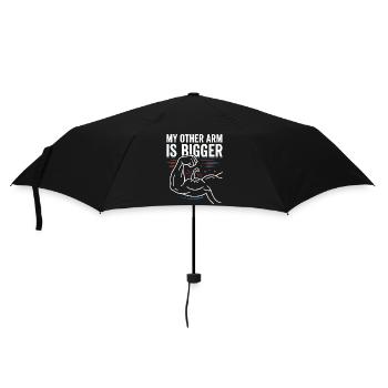 Other Arm Bigger Meme - Umbrella (small) - black - Front