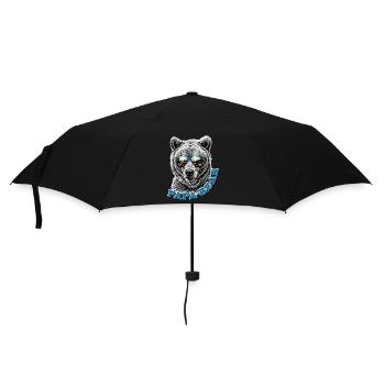 Papa Ours – Une idée de cadeau rétro pour la fête des pères - Parapluie standard - noir - Devant