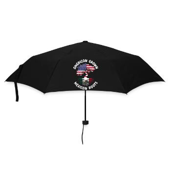 Mexiko Stolz & Heimat Mexikaner Mexico Flagge - Regenschirm (klein) - Schwarz - Vorne
