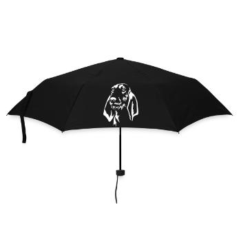 Segugio Italiano Head "Black Edition" - Umbrella (small) - black - Front