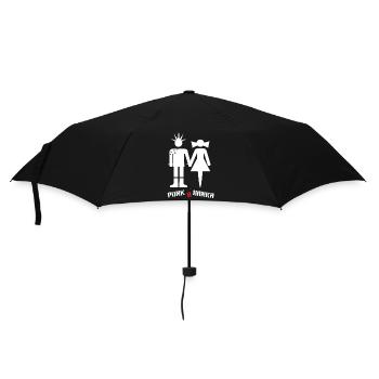 PUNK A HANKA - Regenschirm (klein) - Schwarz - Vorne