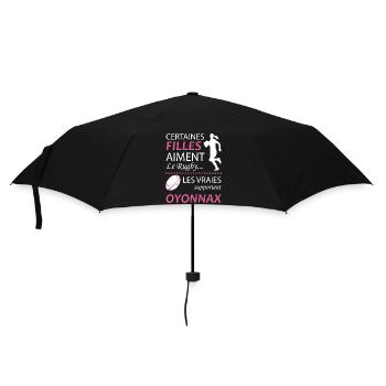 Certaines Filles Aiment Le Rugby Les Vraies Sup... - Parapluie standard - noir - Devant