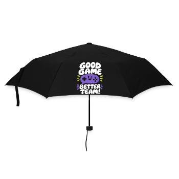 Good Game Better Team - Umbrella (small) - black - Front