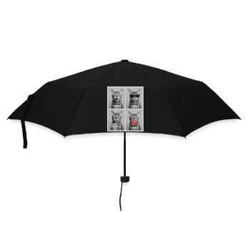 Cats Bengal Cat - Umbrella (small) - black - Front