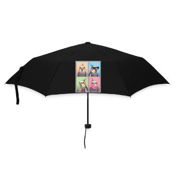Nymphensittiche Nymphensittich - Regenschirm (klein) - Schwarz - Vorne