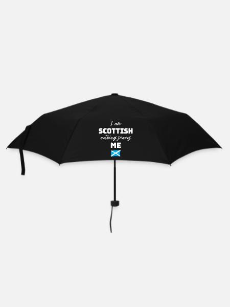 Scottish humor nothing scares me - Umbrella (small) - black