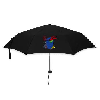 men are trash - Umbrella (small) - black - Front