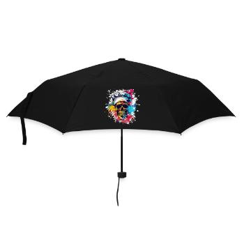 Koch Chef Totenkopf - Umbrella (small) - black - Front