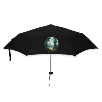 Hiking is My Therapy – Nature & Forest - Umbrella (small) - black - Front