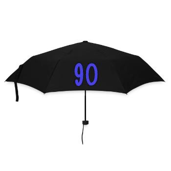 90. 90 YEARS. 90th ANNIVERSARY. 90 YEARS ANNIVERSARY. - Umbrella (small) - black - Front