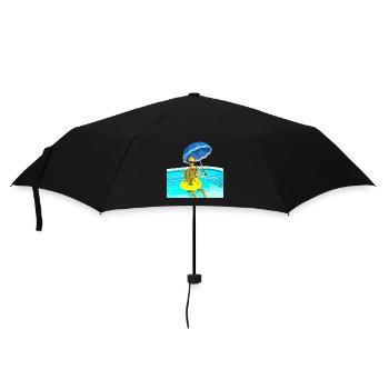 Grim Reaper on vacation - Umbrella (small) - black - Front