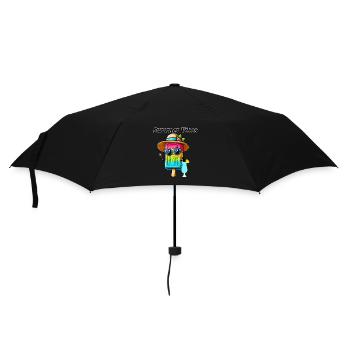 Summer Vibes - Umbrella (small) - black - Front
