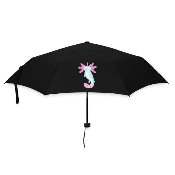Unicorm axolotl - Parapluie standard - noir - Devant