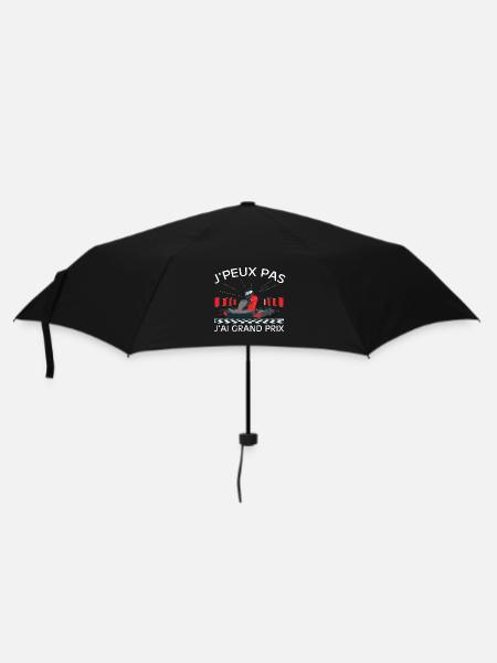 Je peux pas j'ai grand prix course de voiture - Parapluie standard - noir