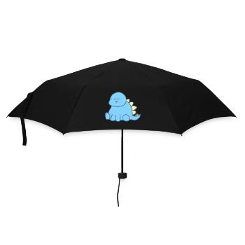 Dino mignon - Parapluie standard - noir - Devant