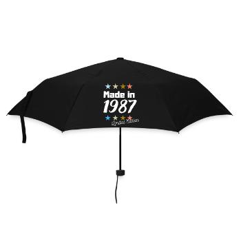 Made in 1987 Limited Edition Vintage Birthday - Umbrella (small) - black - Front
