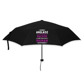 Une anglaise donne toujours maman exceptionnelle - Parapluie standard - noir - Devant