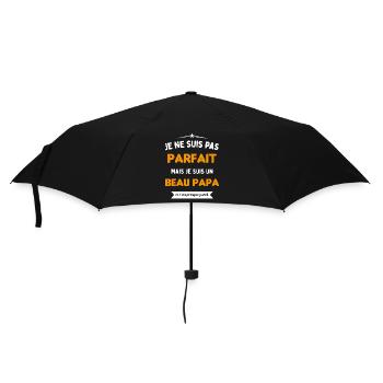 Pas parfaite mais je suis un beau père - Parapluie standard - noir - Devant