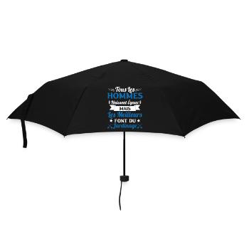 Hommes égaux les meilleurs font du jardinage - Parapluie standard - noir - Devant