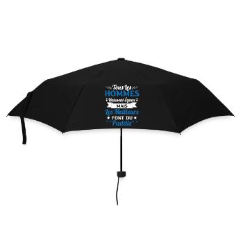 Hommes naissent égaux meilleurs font du paddle - Parapluie standard - noir - Devant