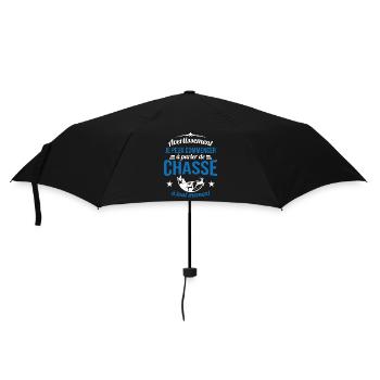 Parler De Chasse à Tout Moment Cadeau Chasseur - Parapluie standard - noir - Devant