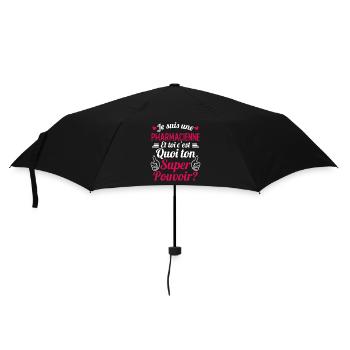 Je suis une pharmacienne c'est mon super pouvoir - Parapluie standard - noir - Devant