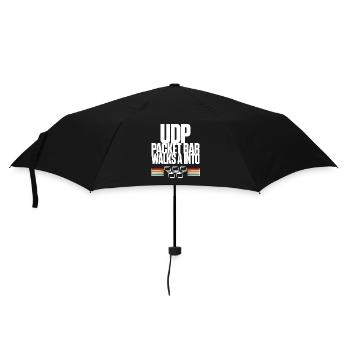 UDP Packet Bar Walks A Into - Umbrella (small) - black - Front