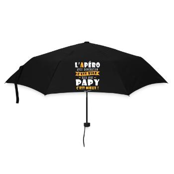 Papy Cadeau Humour papy cadeau papi papy - Parapluie standard - noir - Devant