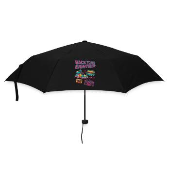 Back to the Eighties – Retro 80s Design - Umbrella (small) - black - Front