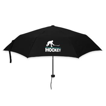 Field hockey Field hockey players - Umbrella (small) - black - Front