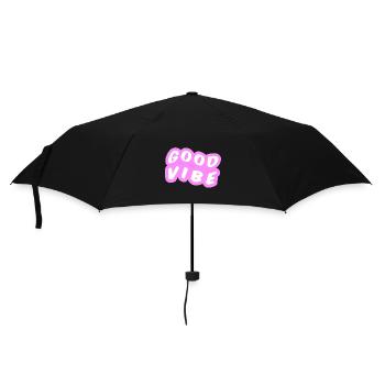 Good Vibe Pastel Pink - Umbrella (small) - black - Front